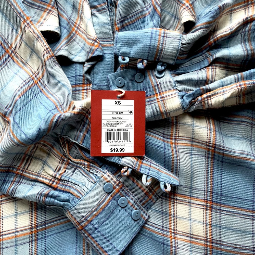 🌸 SOLD 🌸 Mossimo Ruffle Soft Rayon - Picture 6 of 7